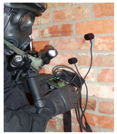 2 台のセンサーが付いている携帯用ステレオの聴診器の壁の聞く装置