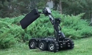 精密140kgローディングの能力黒色の機械化の不発弾処理のロボット
